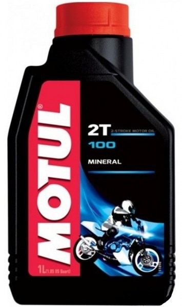 Минерално двутактово масло MOTUL 100 2T 1L